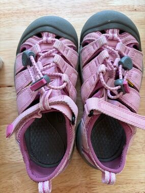Keen Pink and Gray Kids Sandals